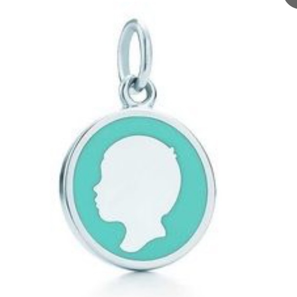 🔴Authentic TIFFANY & CO RARE Blue Enamel Baby Boy Charm/ Pendent 🔴 - Picture 2 of 4